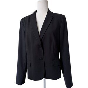 Calvin Klein Women's Classic Blazer Black Suit Jacket Size 14